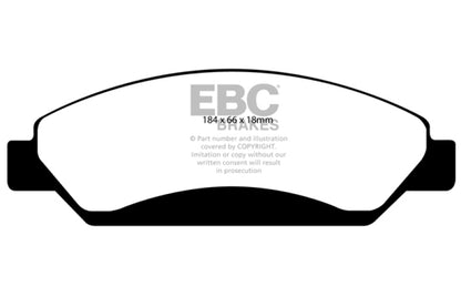 EBC 07 Cadillac Escalade 6.2 2WD Ultimax2 Front Brake Pads