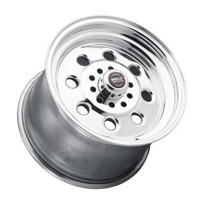 Weld Draglite 15x10 / 4x108 & 4x4.5 BP / 5.5in. BS Polished Wheel - Non-Beadlock