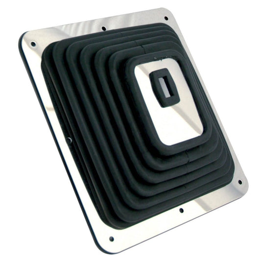 Spectre Shift Boot (Large) - Black Rubber w/Chrome Plated Steel Installation Ring
