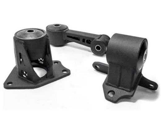 Innovative 09-13 Honda FIT/JAZZ L-Series Black Steel Mounts 95A Bushings