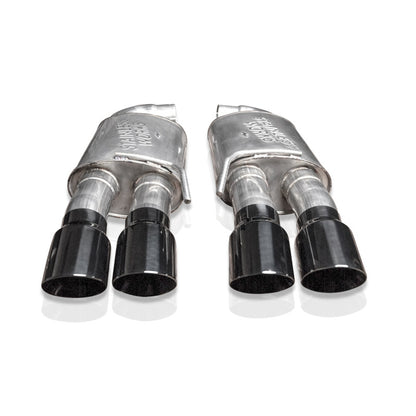 Stainless Works 18-21 Mustang GT Axle Back Legend Exhaust - Black Tips