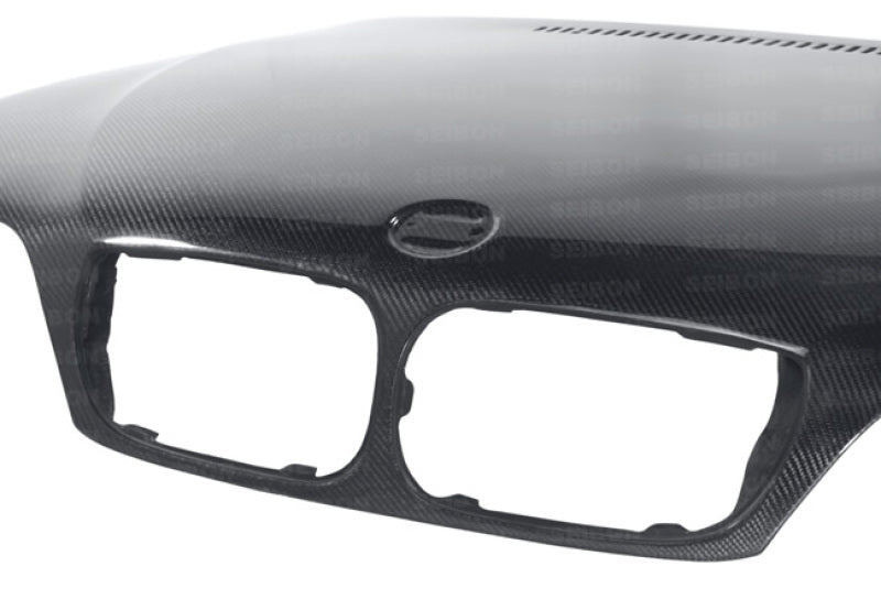 Seibon 02-05 BMW 3 Series 4dr E46 (Manuf Date 7/02-7/06 Models Only) OEM-Style Carbon Fiber Hood