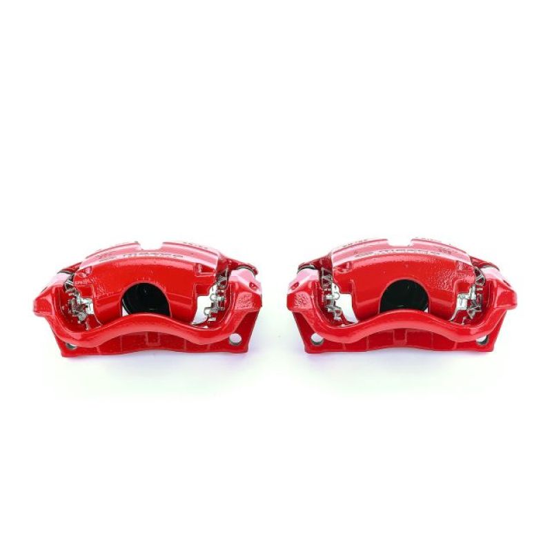 Power Stop 14-18 Mazda 3 Front Red Calipers w/Brackets - Pair
