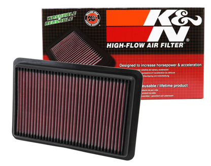 K&N Replacement Air Filter 12-13 Mazda 3 Skyactiv 2.0L / 13-14 Mazda CX-5 2.0L / 14 Mazda 6 2.5L