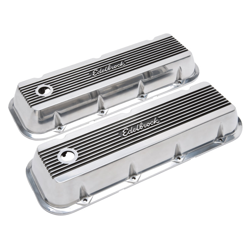 Edelbrock Valve Cover Elite II Chevrolet 1965 and Later 396-502 Big Block V8 Polished