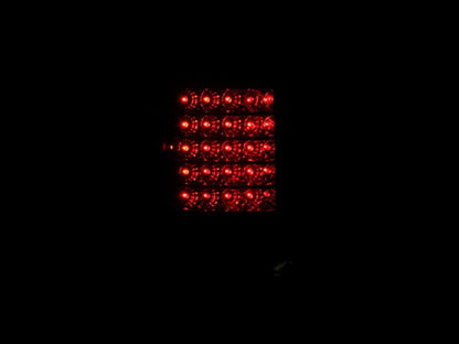 ANZO 1997-2002 Ford Expedition LED Taillights Black
