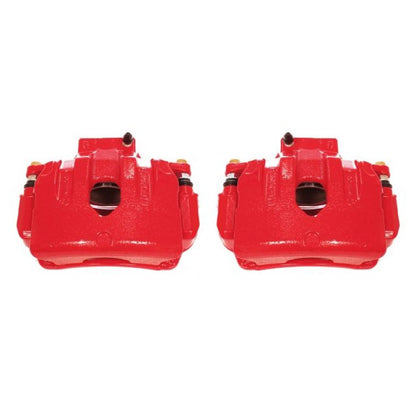 Power Stop 10-16 Hyundai Genesis Coupe Front Red Calipers w/Brackets - Pair