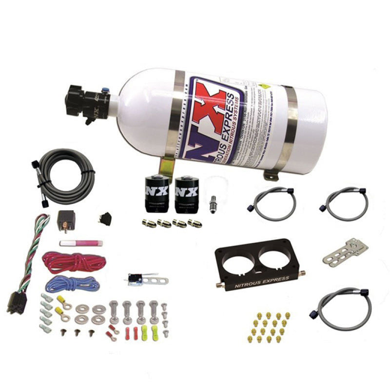 Nitrous Express 96-04 Ford Mustang Cobra/Mach 1 4 Valve (Stock TB) Nitrous Kit (50-300HP) w/o Bottle