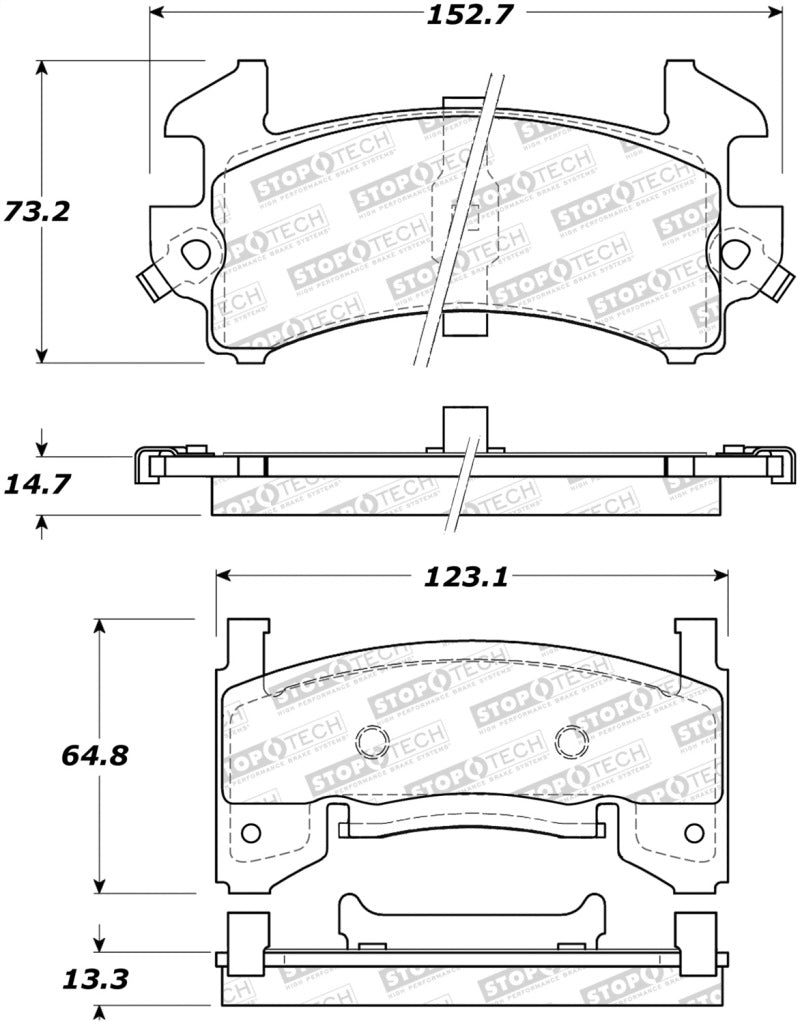 StopTech Street Brake Pads