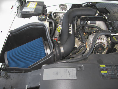 Airaid 04-05 GM 2500/3500 Pickup / 6.6L DSL MXP Intake System w/ Tube (Dry / Blue Media)