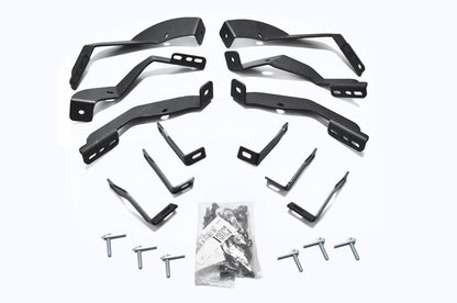 Go Rhino 15-19 Chevrolet Silverado 2500HD/3500HD Brackets for OE Xtreme Cab Length SideSteps