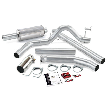 Banks Power 98-00 Dodge 5.9L Std Cab Git-Kit - SS Single Exhaust w/ Chrome Tip