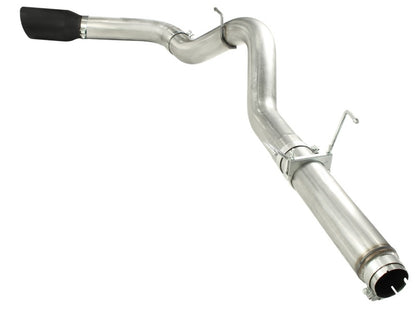 aFe MACHForce XP 5in DPF-Back 409SS Exhaust Dodge Diesel Trucks 07.5-12 L6-6.7L (td) Black Tip