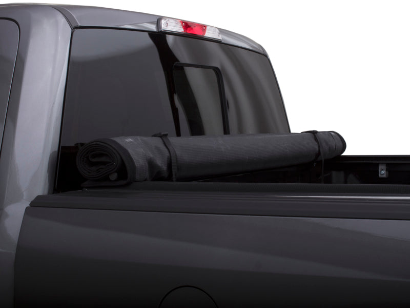 Lund 05-17 Nissan Frontier (5ft. Bed w/o Utility Track) Genesis Elite Roll Up Tonneau Cover - Black