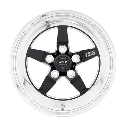 Weld S71 15x4 / 5x5 BP / 2.5in. BS Black Wheel (Low Pad) - Non-Beadlock