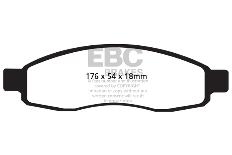 EBC 04-05 Infiniti QX56 5.6 Ultimax2 Front Brake Pads