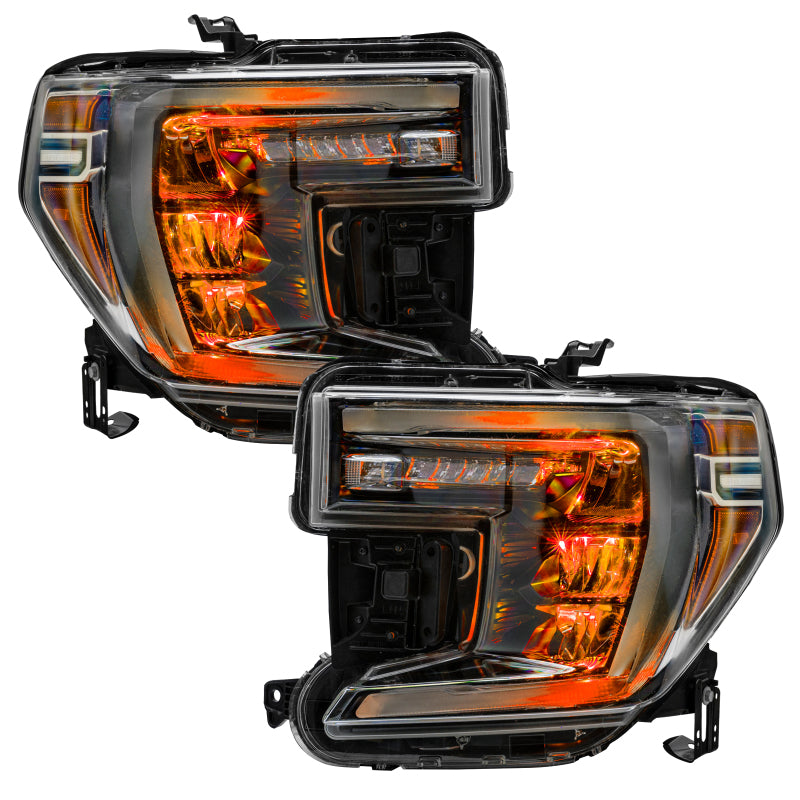 Oracle 19-21 Silverado/Sierra 1500 RGB Demon Eye Headlight Kit - w/o Controller