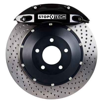 StopTech BBK 01-07 BMW M3 (E46) Rear 4 Piston ST-40 355x32mm Black Calipers Drilled Two Piece Rotors