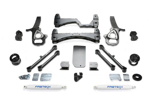 Fabtech 19-21 Ram 1500 4WD 6in Basic Sys w/Perf Shks (Exc. Rebel & TRX)