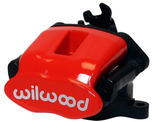 Wilwood Caliper-Combination Parking Brake-L/H-Red 41mm piston .81in Disc