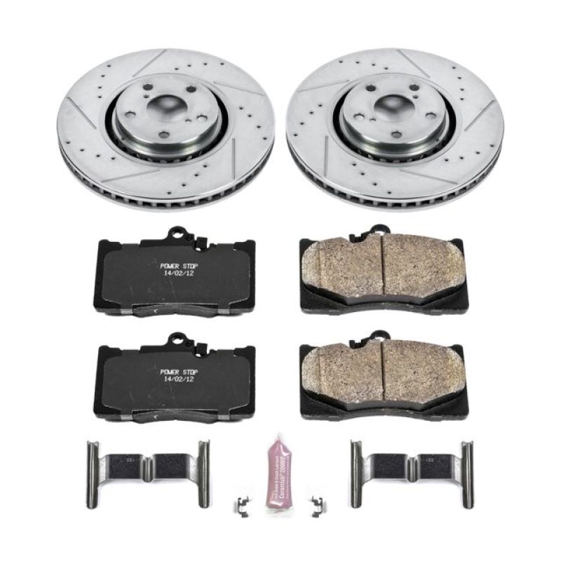 Power Stop 07-11 Lexus GS350 Front Z23 Evolution Sport Brake Kit