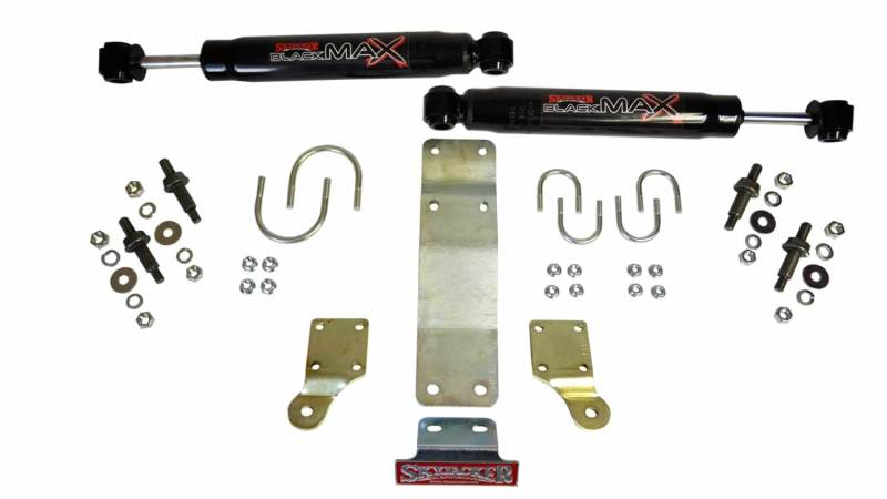 Skyjacker 2007-2017 Jeep Wrangler (JK/JKU) (Use w/ JK717TR) Dual Steering Damper Kit w/ Black Max