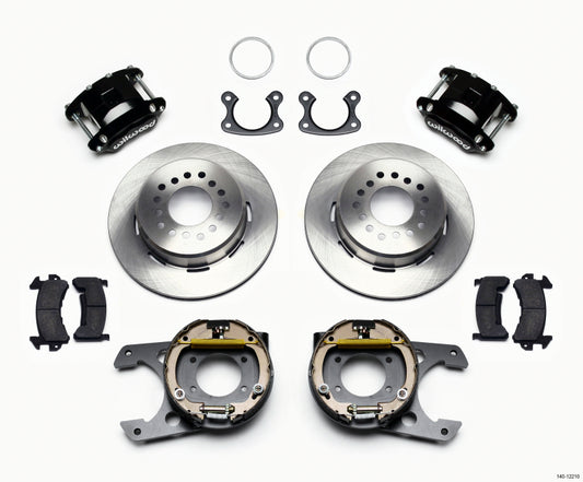 Wilwood D154 P/S Park Brake Kit Small Ford 2.66in Offset