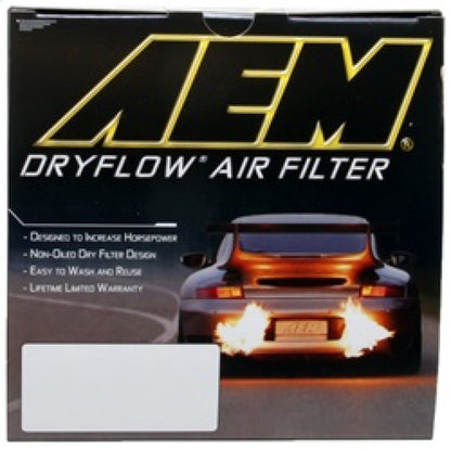 AEM 2-3/4in x 6-7/8in Oval Dryflow Air Filter