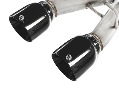 aFe MACHForce XP Exhaust 304SS Cat-Back w/ Black Tips 2008 VW Golf R32 V5 3.2L