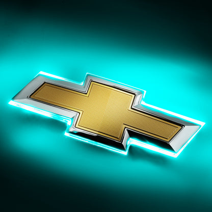 Oracle 16-19 Chevrolet Camaro Illuminated Bowtie - Dual Intensity - Aqua