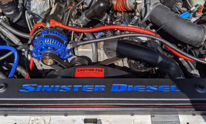 Sinister Diesel Radiator Cover for 1994-1997 7.3L Powerstroke