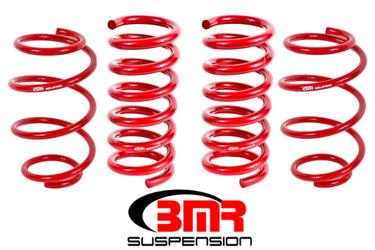 BMR 15-17 S550 Mustang Performance Version Lowering Springs (Set Of 4) - Red