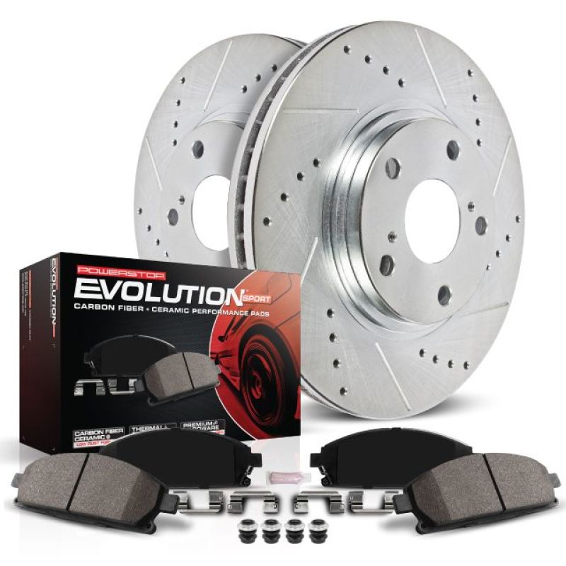 Power Stop 2006 BMW 325i Rear Z23 Evolution Sport Brake Kit