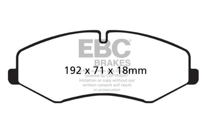 EBC 10-14 Land Rover LR4 5 Greenstuff Front Brake Pads