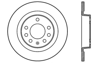 StopTech Drilled Sport Brake Rotor