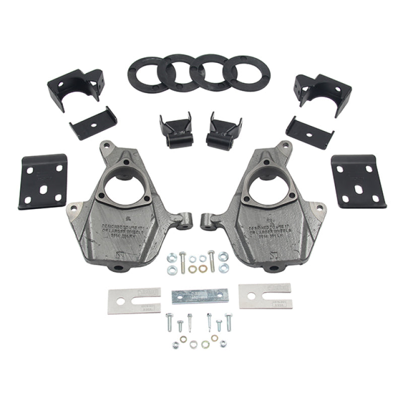 Belltech LOWERING KIT 16.5-17 Chevy Silverado Crew Cab 2WD 3-4F / 7R