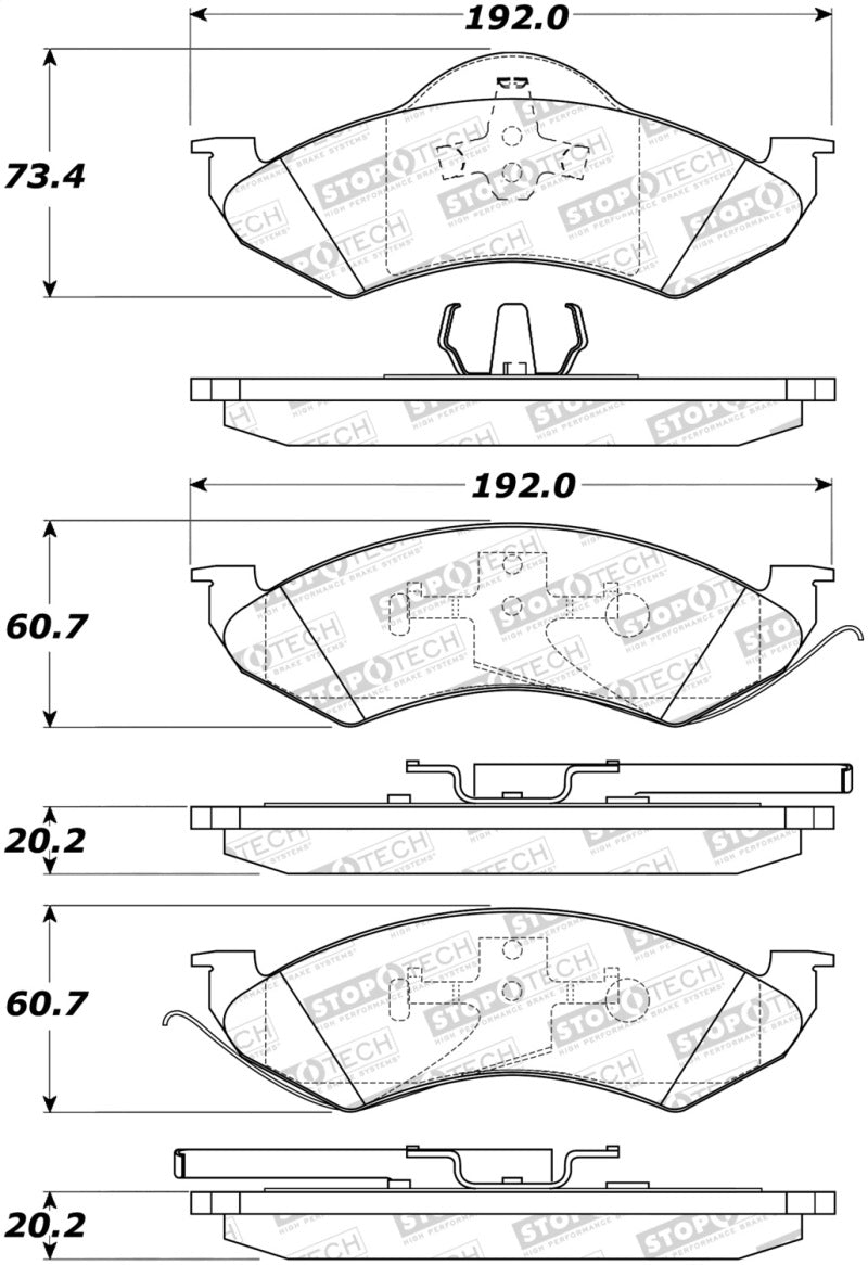 StopTech Street Brake Pads