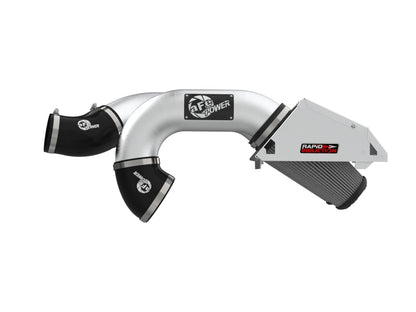 aFe Rapid Induction Cold Air Intake Brushed w/Pro DRY S Filter 21-22 Ford F-150 Raptor V6-3.5L (tt)