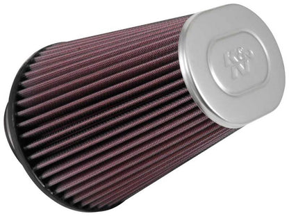 K&N Uni Oval Tapered Air Filter 3.5in 10 Deg. Flg / 3.25in T OW / 4.5in T OL / 5.75in B / 7in H