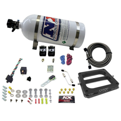 Nitrous Express Dom/Alcohol Nitrous Kit (100-500HP) w/10lb Bottle