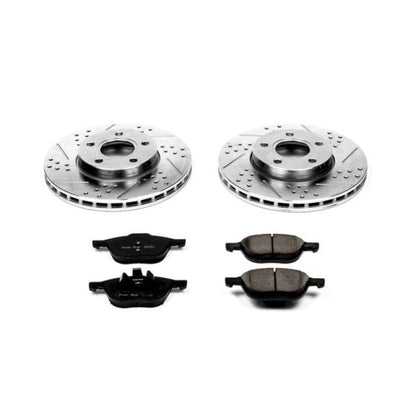 Power Stop 13-18 Ford C-Max Front Z23 Evolution Sport Brake Kit