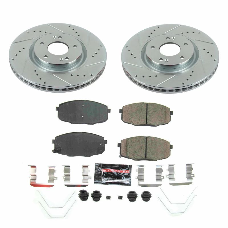 Power Stop 19-21 Hyundai Nexo Front Z23 Evolution Brake Kit