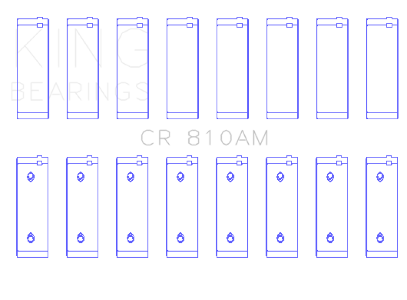 King Engine Bearings Ford 239/256/272/292/312 Engine Rod Bearings