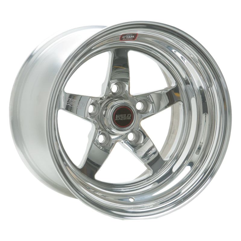 Weld S71 15x8.33 / 5x4.5 BP / 4.5in. BS Polished Wheel (Medium Pad) - Non-Beadlock