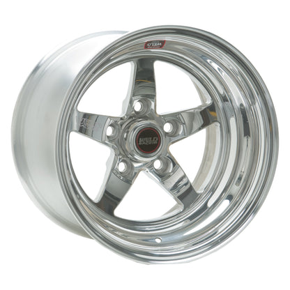 Weld S71 15x4 / 5x4.5 BP / 1.5in. BS Polished Wheel (Medium Pad) - Non-Beadlock