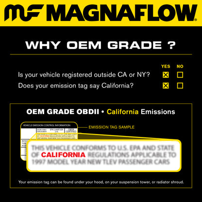 MagnaFlow Conv DF 99-04 VW Golf 2.8L GTI/04-05 Golf 2.8L VR6/99-02 Jetta 2.8L 12 Valve (AFP/GLS/GLX)