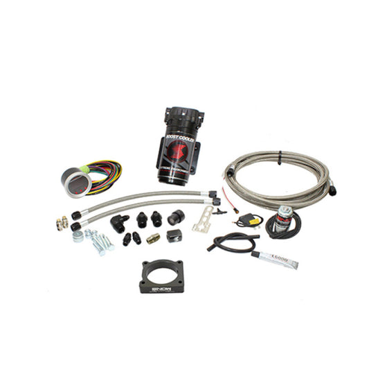 Snow Performance 08-15 Evo Stg 2 Boost Cooler Water Inj. Kit (SS Braided Line/4AN Fittings) w/o Tank