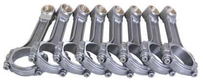 Eagle Chevrolet Small Block 5140 I-Beam Connecting Rod 6.250in w/ 3/8in ARP 8740 (Set of 8)