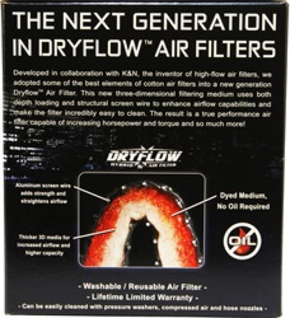 AEM Dryflow 3in. X 5in. Round Tapered Air Filter