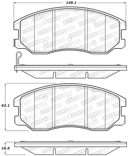 StopTech Street Brake Pads